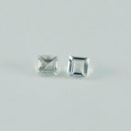 Green Amethyst 1PC Tiny 6x6 MM Square Faceted Green Polished Semi Precious Loose Gemstones