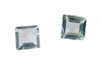 Green Amethyst 1PC Tiny 6x6 MM Square Faceted Green Polished Semi Precious Loose Gemstones