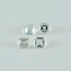 Green Amethyst 1PC Small 8x8 MM Square Faceted Green Luster Semi Precious Loose Gems