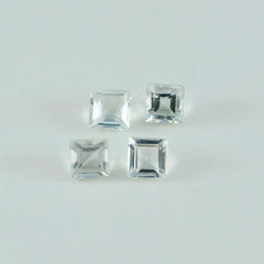 Green Amethyst 1PC Small 8x8 MM Square Faceted Green Luster Semi Precious Loose Gems