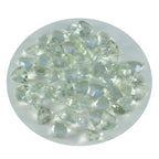 Green Amethyst 1PC Small 7x7 MM Triangle Faceted Green Splendid Semi Precious Gems