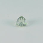 Green Amethyst 1PC Large 11x11 MM Triangle Faceted Green Fine Semi Precious Gems