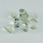 Green Amethyst 1PC Chunky 14x14 MM Triangle Faceted Green Genuine Semi Precious Loose Gemstones