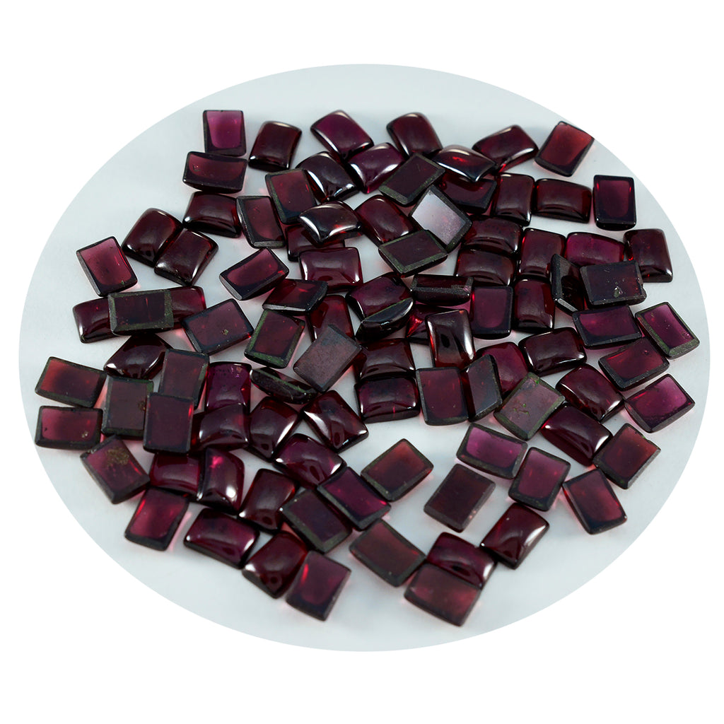 Garnet 10PC Tiny 3x5 MM Emerald Cabochon Red Superior semi Precious Gems