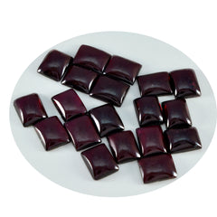 Garnet 1PC Small 6x8 MM Emerald Cabochon Red Brilliant semi Precious Loose Gemstones