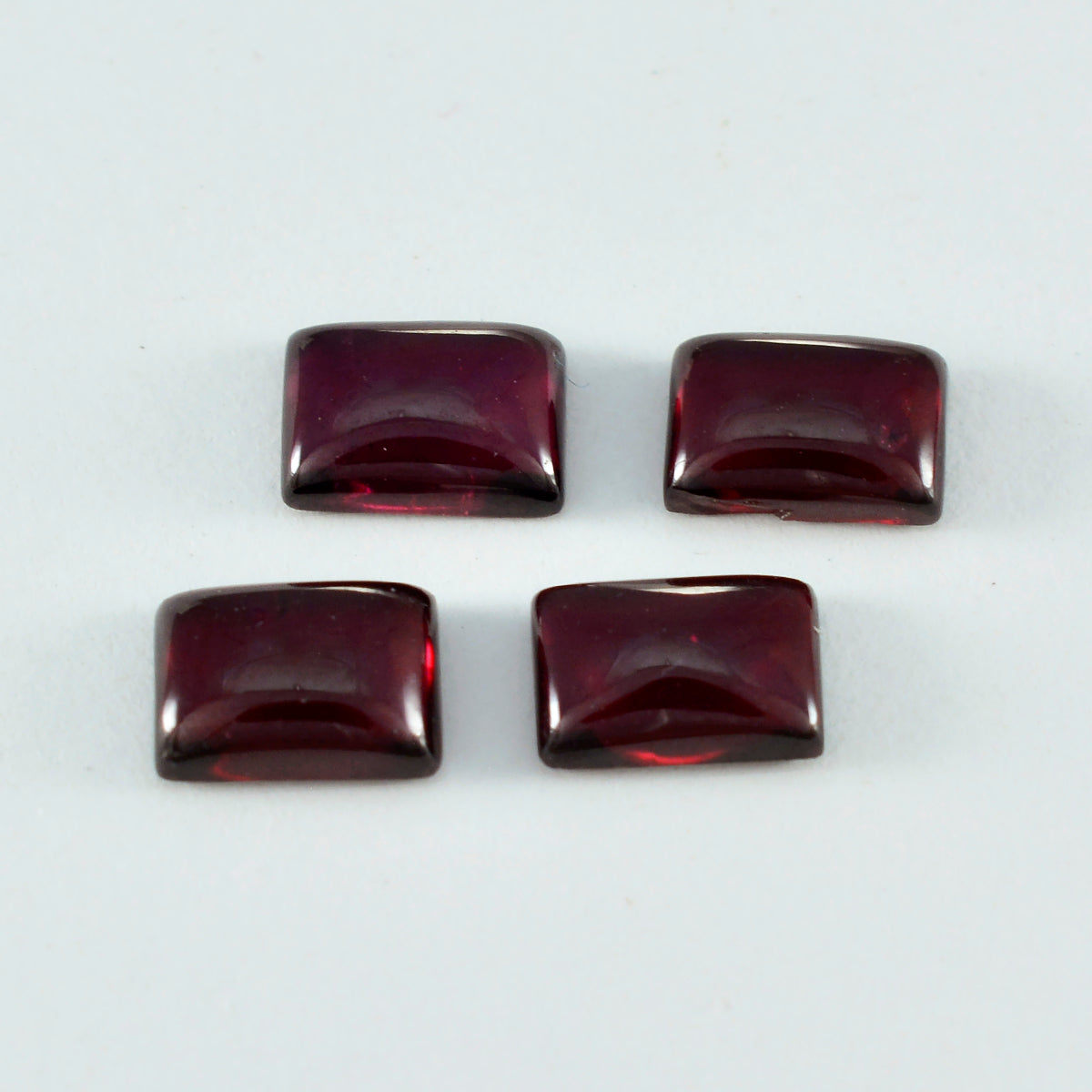 Garnet 1PC Small 7x9 MM Emerald Cabochon Red Polished semi Precious Precious Gemstone