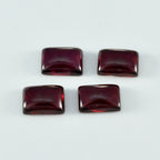 Garnet 1PC Small 7x9 MM Emerald Cabochon Red Polished semi Precious Precious Gemstone