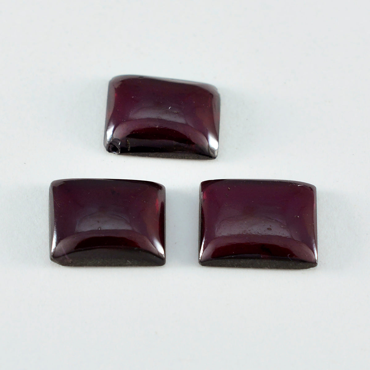 Garnet 1PC Small 7x9 MM Emerald Cabochon Red Polished semi Precious Precious Gemstone Hoofdafbeelding