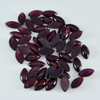 Garnet 1PC Small 5x10 MM Marquise  Cabochon Red Shine semi Precious Loose Gems