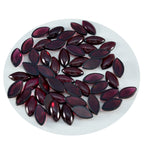 Garnet 1PC Small 6x12 MM Marquise  Cabochon Red Fine semi Precious Loose Gemstone