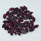 Garnet 1PC Small 6x12 MM Marquise  Cabochon Red Fine semi Precious Loose Gemstone