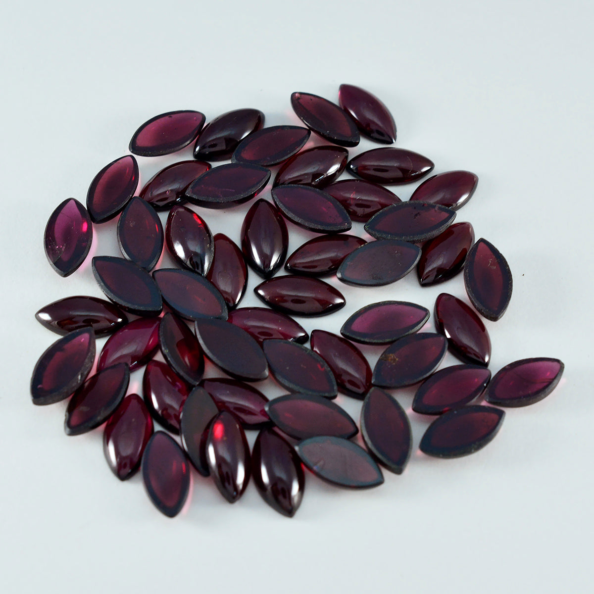 Garnet 1PC Small 6x12 MM Marquise  Cabochon Red Fine semi Precious Loose Gemstone