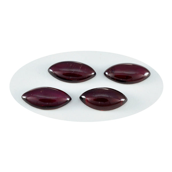 Garnet 1PC Medium 7x14 MM Marquise  Cabochon Red High Quality semi Precious Loose Gemstones