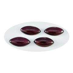 Garnet 1PC Medium 7x14 MM Marquise  Cabochon Red High Quality semi Precious Loose Gemstones