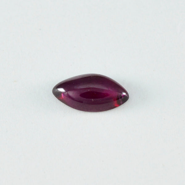 Garnet 10PC Tiny 4x8 MM Marquise  Cabochon Red Lustrous semi Precious Gems