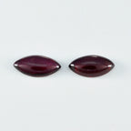 Garnet 1PC Small 5x10 MM Marquise  Cabochon Red Shine semi Precious Loose Gems