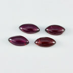 Garnet 1PC Small 6x12 MM Marquise  Cabochon Red Fine semi Precious Loose Gemstone
