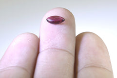 Garnet 1PC Small 6x12 MM Marquise  Cabochon Red Fine semi Precious Loose Gemstone