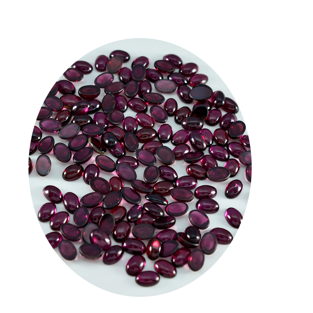 Garnet 10PC Tiny 3x5 MM Oval Cabochon Red Natural semi Precious Loose Gemstone Secondary image