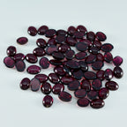 Garnet 10PC Tiny 4x6 MM Oval Cabochon Red Genuine semi Precious Loose Gemstones