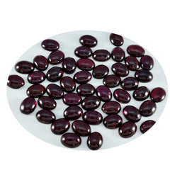 Garnet 1PC Tiny 5x7 MM Oval Cabochon Red Superior semi Precious Semi Precious Gemstone