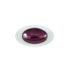 Garnet 1PC Small 7x9 MM Oval Cabochon Red Brilliant semi Precious Loose Gems