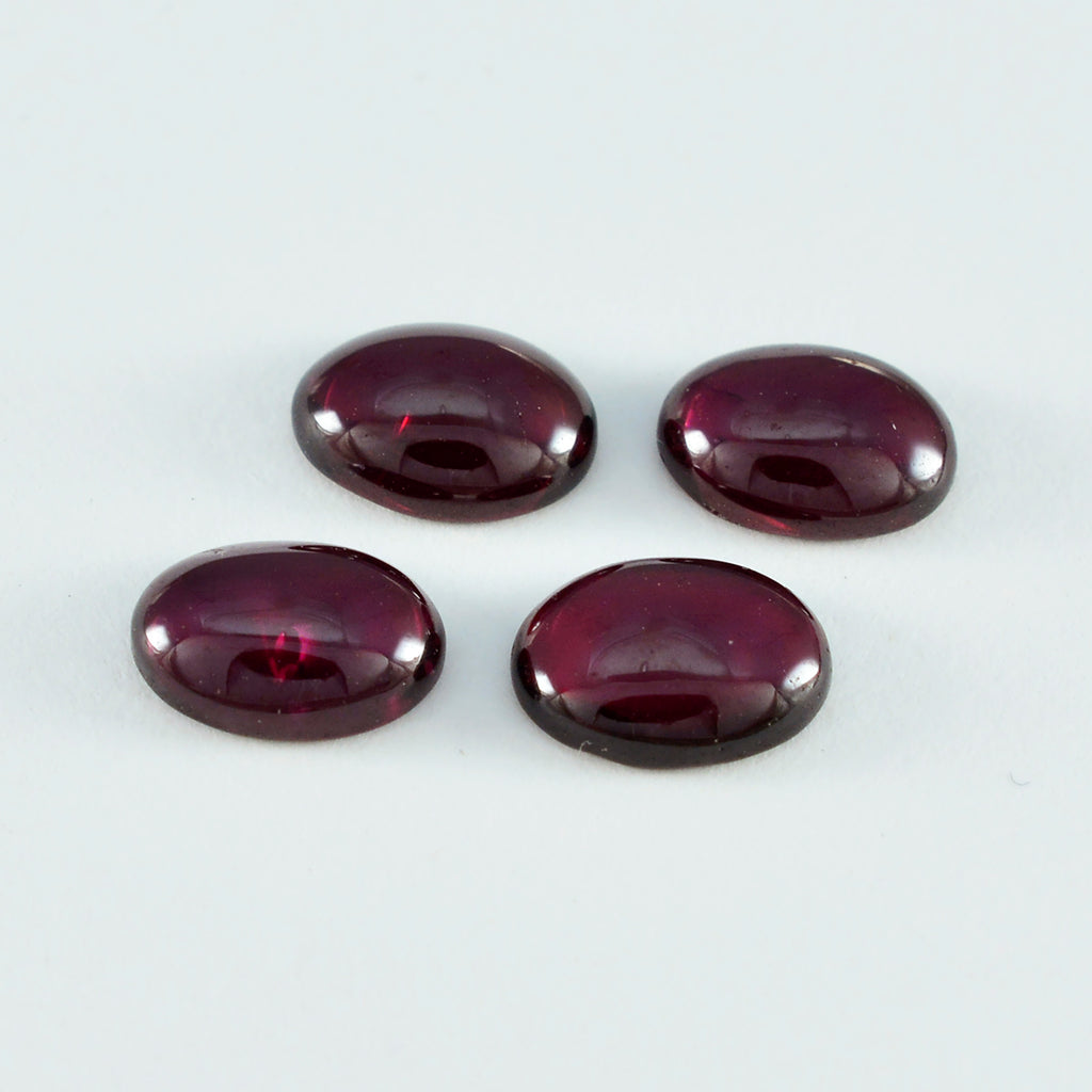 Garnet 1PC Medium 8x10 MM Oval Cabochon Red Polished semi Precious Loose Gemstones