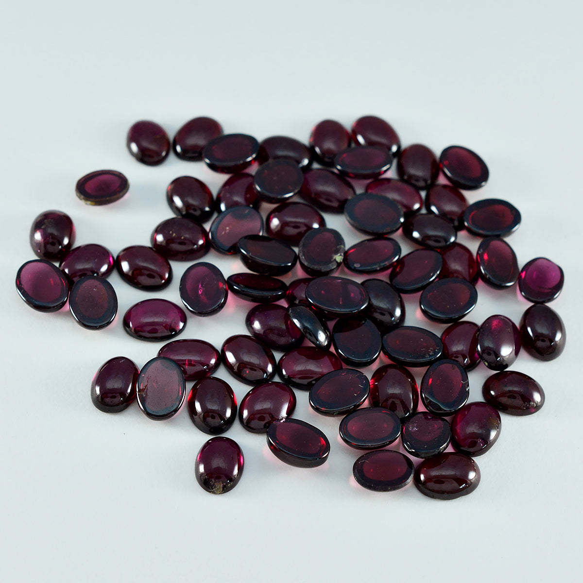 Garnet 10PC Tiny 4x6 MM Oval Cabochon Red Genuine semi Precious Loose Gemstones Главное изображение товара