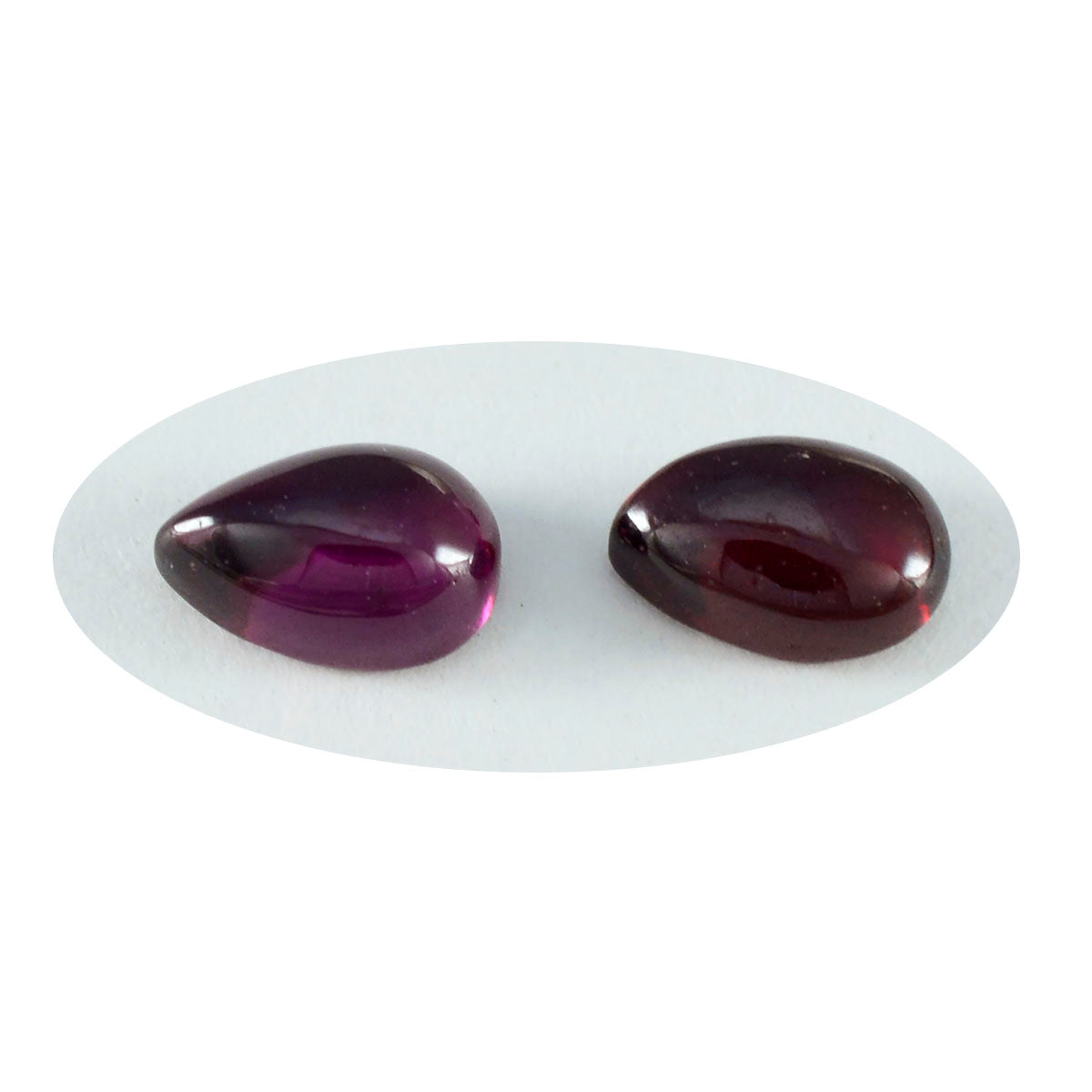 Garnet 1PC Tiny 5x7 MM Pear Cabochon Red Natural semi Precious Semi Precious Gemstone