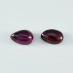 Garnet 1PC Tiny 5x7 MM Pear Cabochon Red Natural semi Precious Semi Precious Gemstone