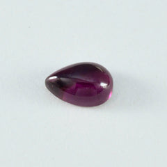 Garnet 10PC Tiny 4x6 MM Pear Cabochon Red High Quality semi Precious Loose Gemstones