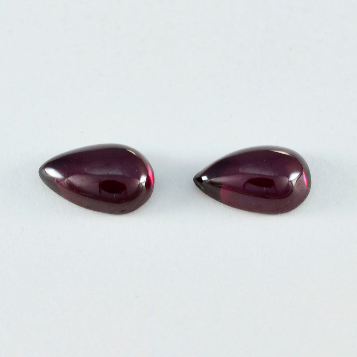 Garnet 1PC Medium 7x10 MM Pear Cabochon Red Fiery semi Precious Loose Gemstone Main image