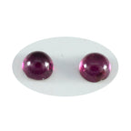 Garnet 1PC Small 7x7 MM Round Cabochon Red Sparkling semi Precious Semi Precious Gemstone