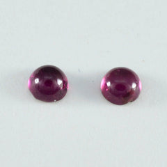 Garnet 1PC Small 7x7 MM Round Cabochon Red Sparkling semi Precious Semi Precious Gemstone