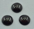 Garnet 1PC Large 10x10 MM Round Cabochon Red Luster semi Precious Loose Gems