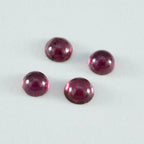 Garnet 10PC Tiny 4x4 MM Round Cabochon Red Pure semi Precious Loose Gems