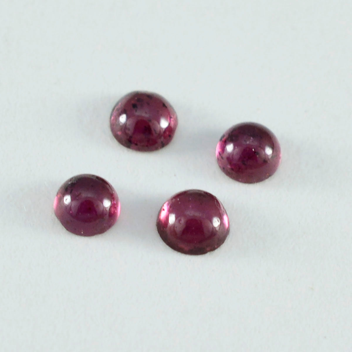 Garnet 10PC Tiny 4x4 MM Round Cabochon Red Pure semi Precious Loose Gems