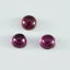 Garnet 10PC Tiny 5x5 MM Round Cabochon Red Fiery semi Precious Loose Gemstone