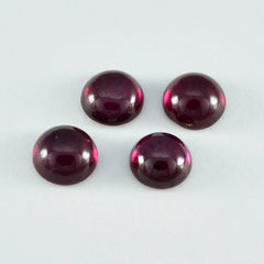 Garnet 1PC Small 7x7 MM Round Cabochon Red Sparkling semi Precious Semi Precious Gemstone