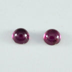 Garnet 1PC Small 8x8 MM Round Cabochon Red Polished semi Precious Precious Gemstone