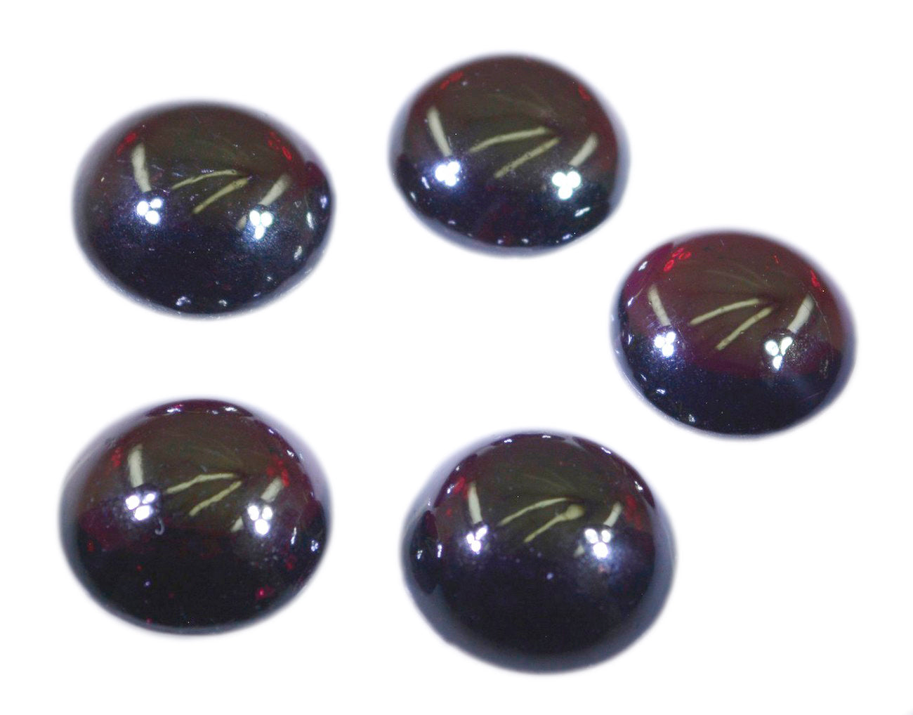 Garnet 1PC Medium 9x9 MM Round Cabochon Red Splendid semi Precious Gems