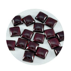 Garnet 1PC Medium 9x9 MM Square Cabochon Red Lustrous semi Precious Semi Precious Gemstone