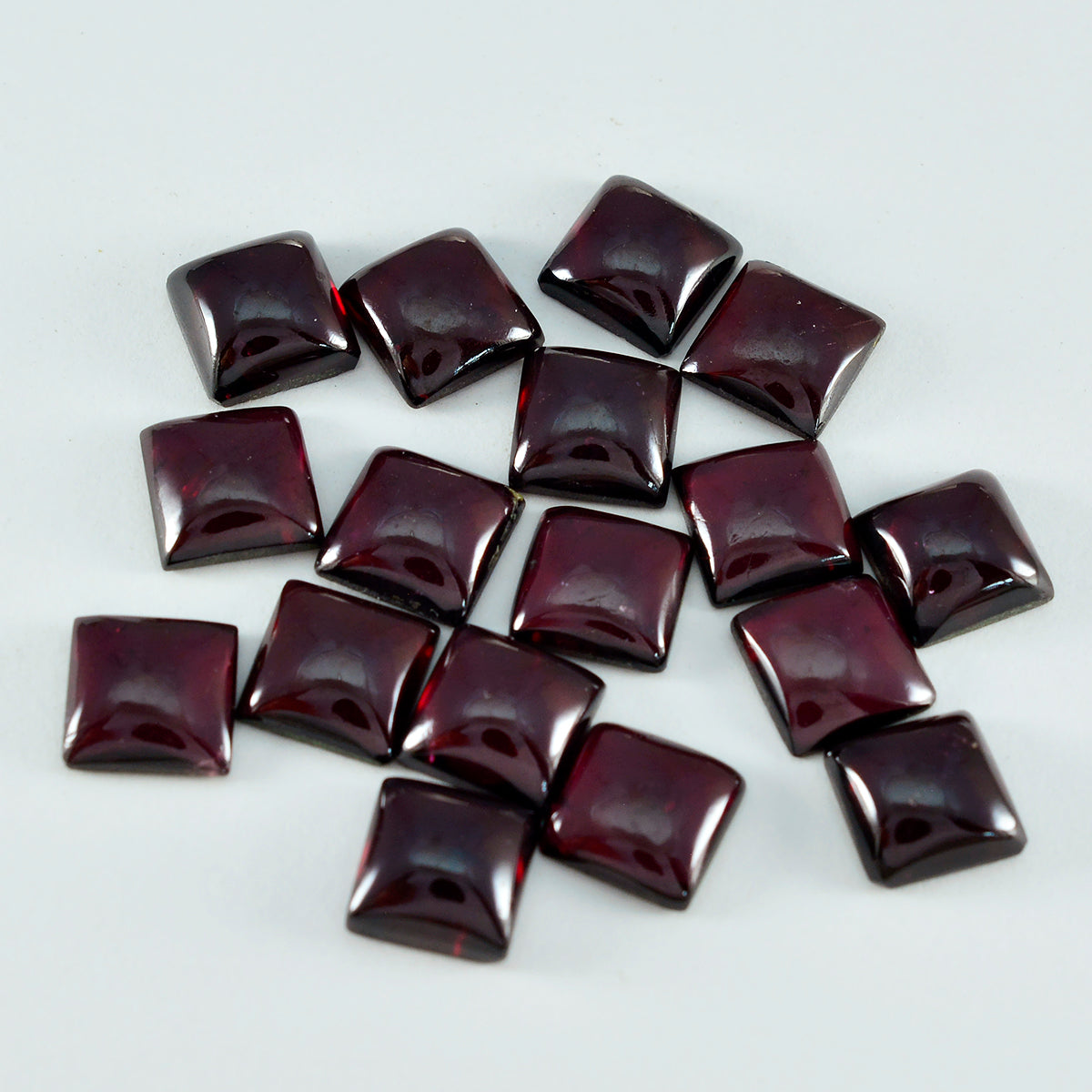 Garnet 1PC Medium 9x9 MM Square Cabochon Red Lustrous semi Precious Semi Precious Gemstone