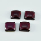 Garnet 1PC Large 10x10 MM Square Cabochon Red Shine semi Precious Precious Gemstone