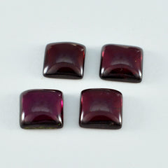 Garnet 1PC Large 10x10 MM Square Cabochon Red Shine semi Precious Precious Gemstone