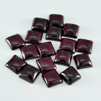 Garnet 10PC Tiny 5x5 MM Square Cabochon Red Sparkling semi Precious Gems
