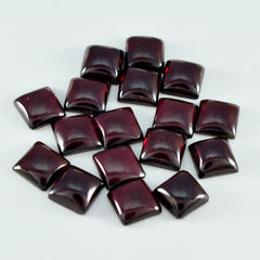 Garnet 10PC Tiny 5x5 MM Square Cabochon Red Sparkling semi Precious Gems