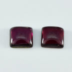Garnet 1PC Small 7x7 MM Square Cabochon Red Splendid semi Precious Loose Gemstone