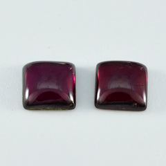 Garnet 1PC Small 7x7 MM Square Cabochon Red Splendid semi Precious Loose Gemstone