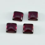 Garnet 1PC Small 7x7 MM Square Cabochon Red Splendid semi Precious Loose Gemstone